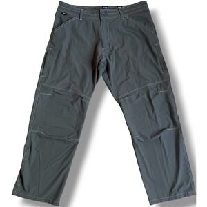 Kuhl Renegade Mens Hiking Pants 38x30 Grey Green Stretch Technical Outdoor Cargo